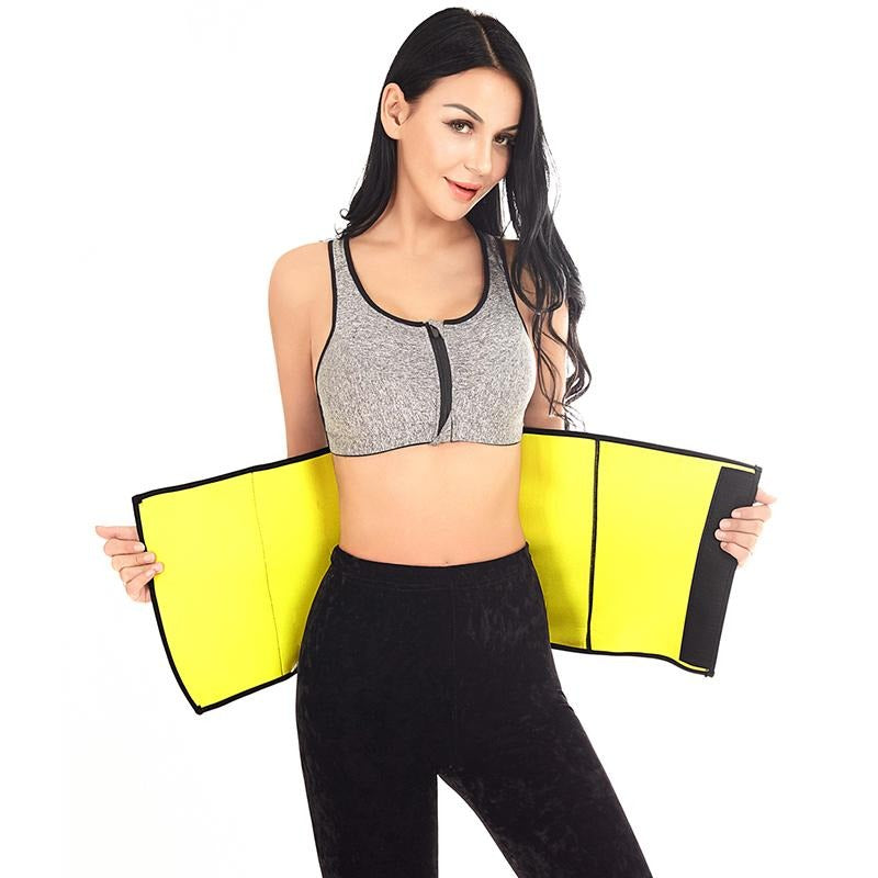 Black And Yellow Women's Hot Thermo Waist Cinchers