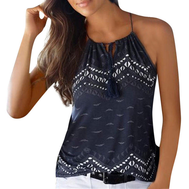 Women Loose Sleeveless Casual Tank Tops